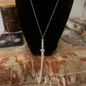 Silver Sword necklace
